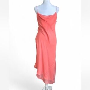 90s Laundry by Shelli Segal 100% silk chiffon fairy dress
